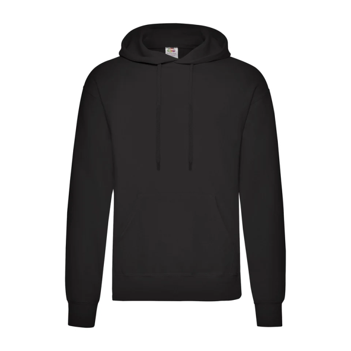 FR622080 Felpa hooded uomo con cappuccio foderato in tessuto
