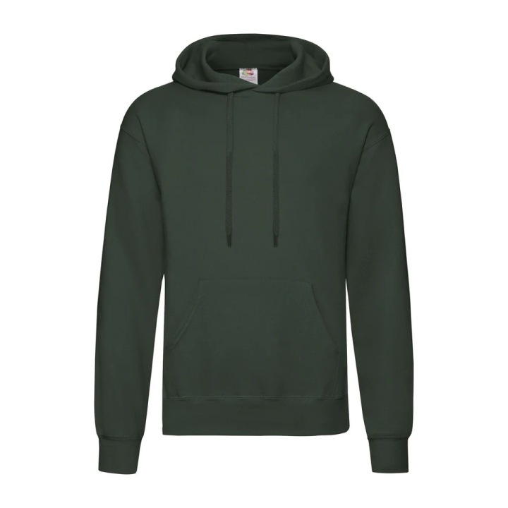 FR622080 Felpa hooded uomo con cappuccio foderato in tessuto