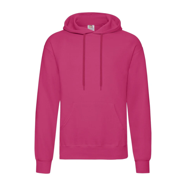 FR622080 Felpa hooded uomo con cappuccio foderato in tessuto