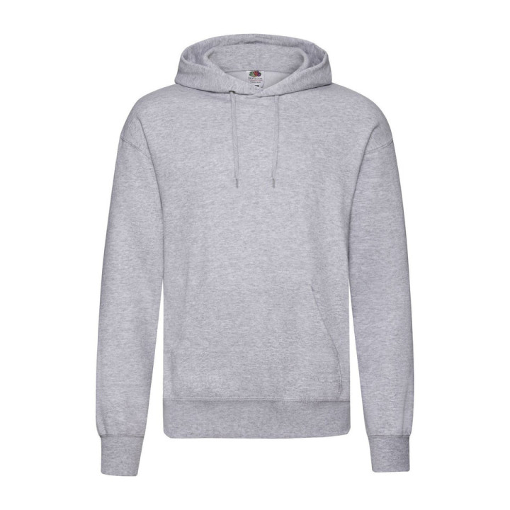 FR622080 Felpa hooded uomo con cappuccio foderato in tessuto