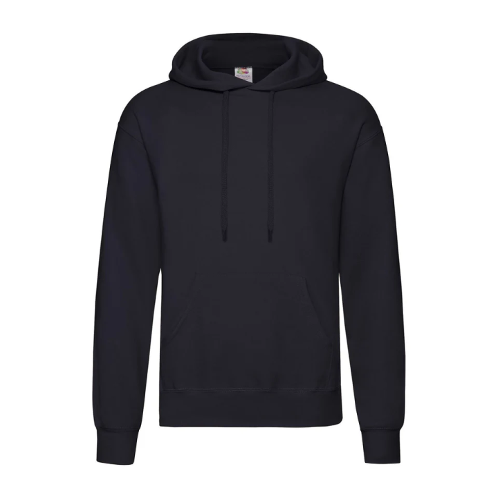 FR622080 Felpa hooded uomo con cappuccio foderato in tessuto