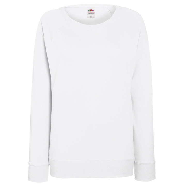 Felpa donna leggera maniche raglan - FRUIT OF THE LOOM